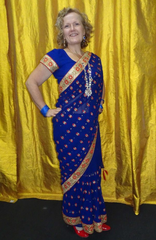 Blue Saree 11