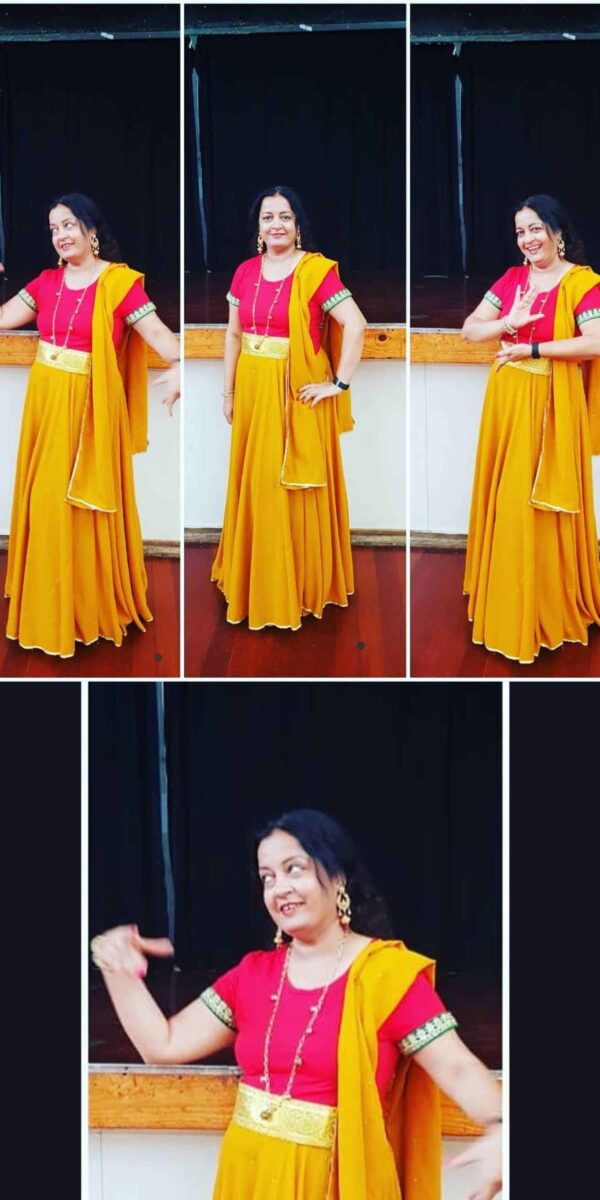 Performing Indian Costume Rustic Yellow