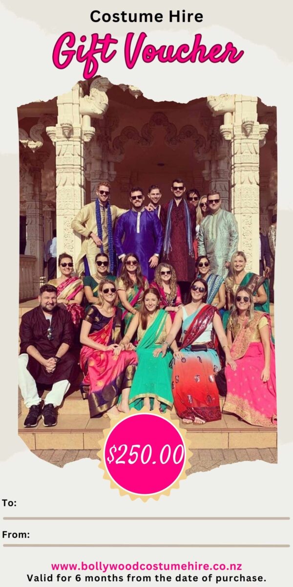 Exclusive Bollywood Costume Gift Vouchers | Hire Studio NZ