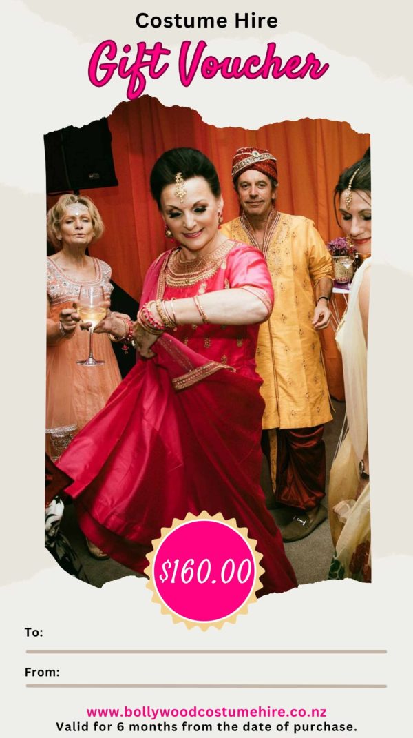 Bollywood Costume Hire Gift Voucher | Auckland Studio