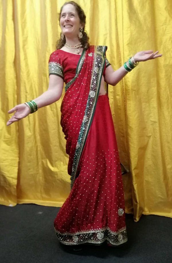 Red Saree 14