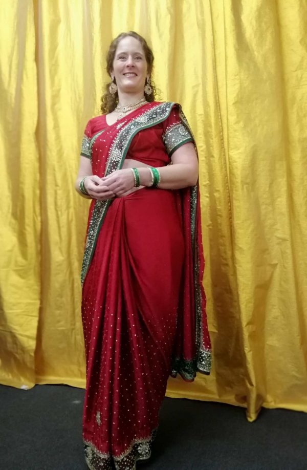 Red Saree 14 - Image 4