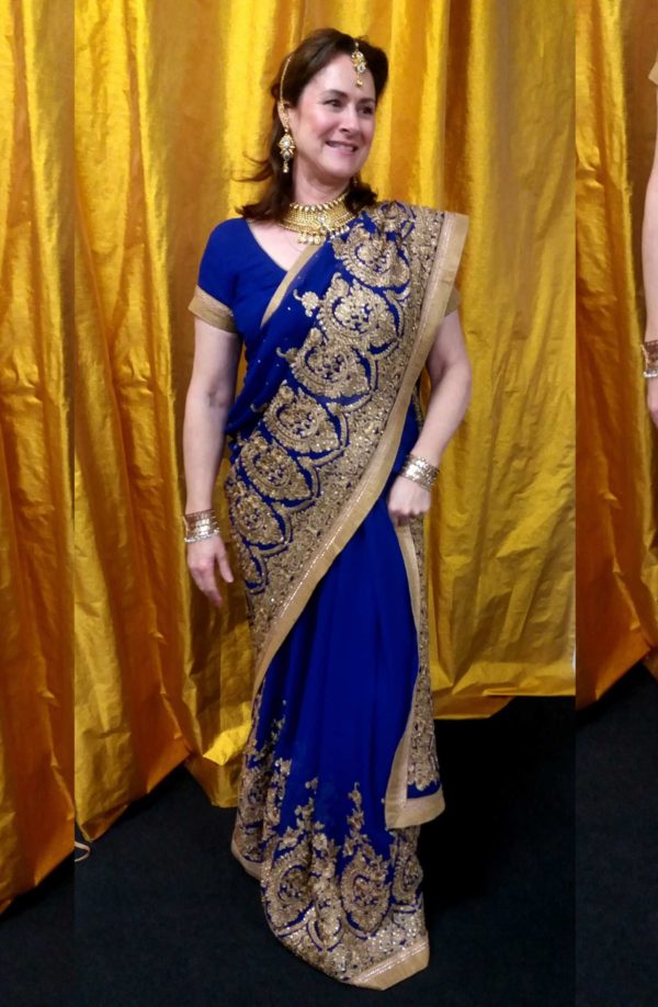 Blue Saree 2