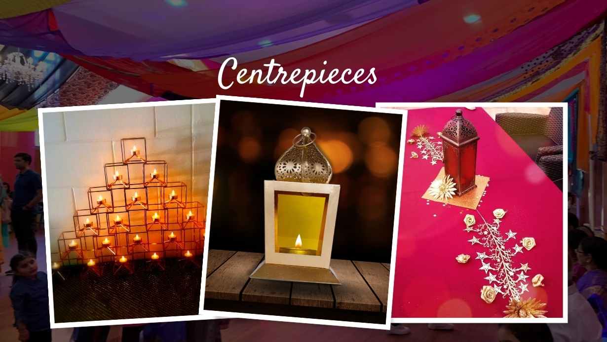 Enchanting Centrepieces, a Classic Timeless Collection We Offer!