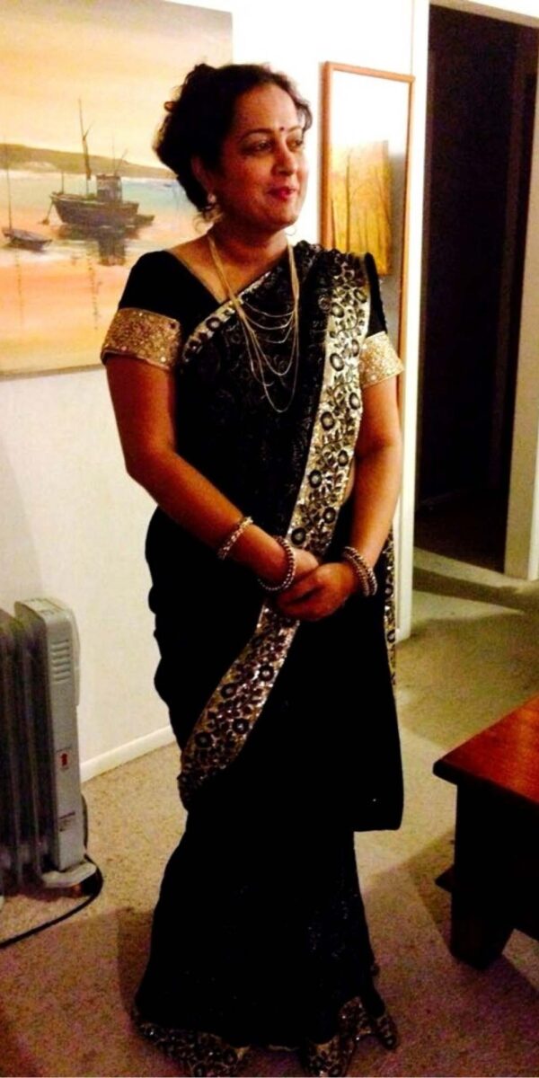 Black Saree 4