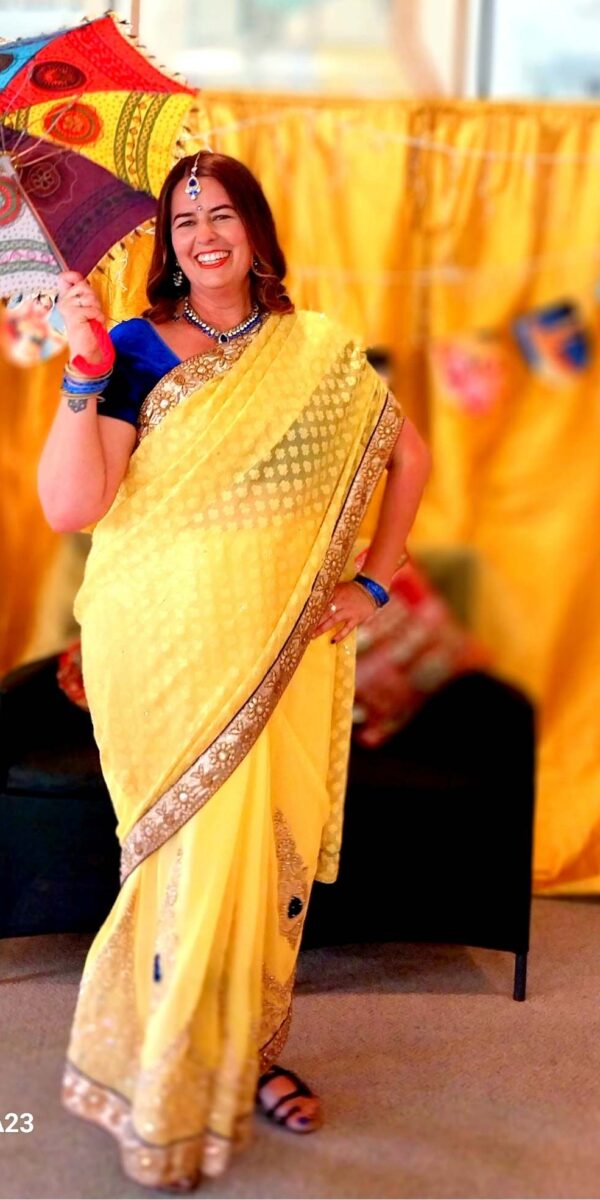 Yellow Saree 1